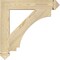 Ekena Millwork Imperial Arts & Crafts Rough Sawn Bracket, Douglas Fir, 4"W x 26"D x 26"H BKT04X26X26IMP03RDF - alternate 2